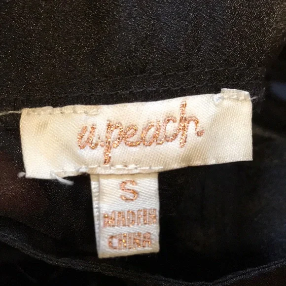 A. Peach sheer pants - Picture 8 of 9